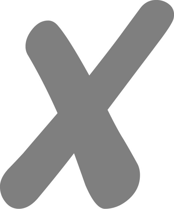 image of large X